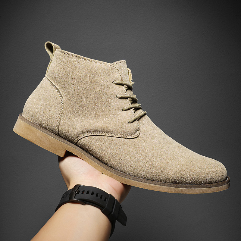 Men Formal Wear With Boots - Britische Braune Chelsea-Stiefel für Herren, Hochgeschnittene