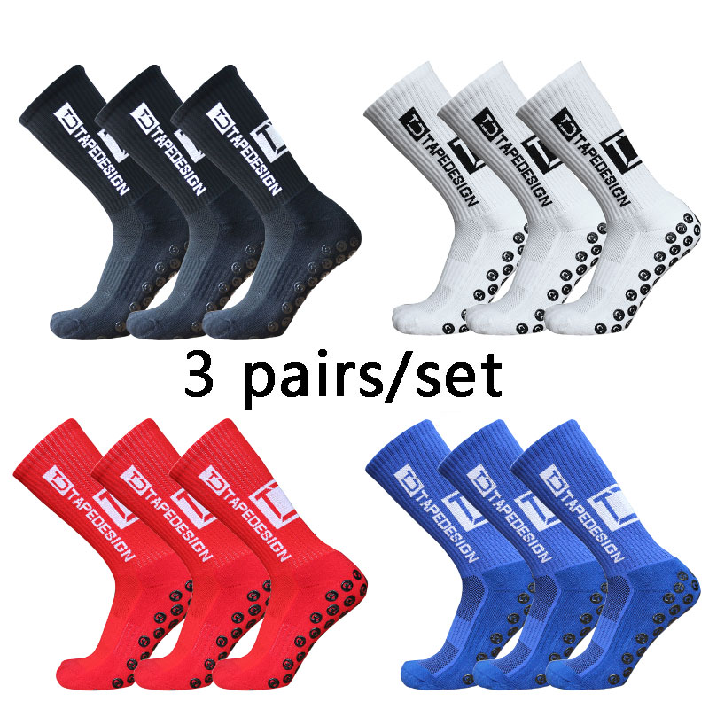 Sock Garter Men - 3 Paar rutsch feste Fußballs ocken