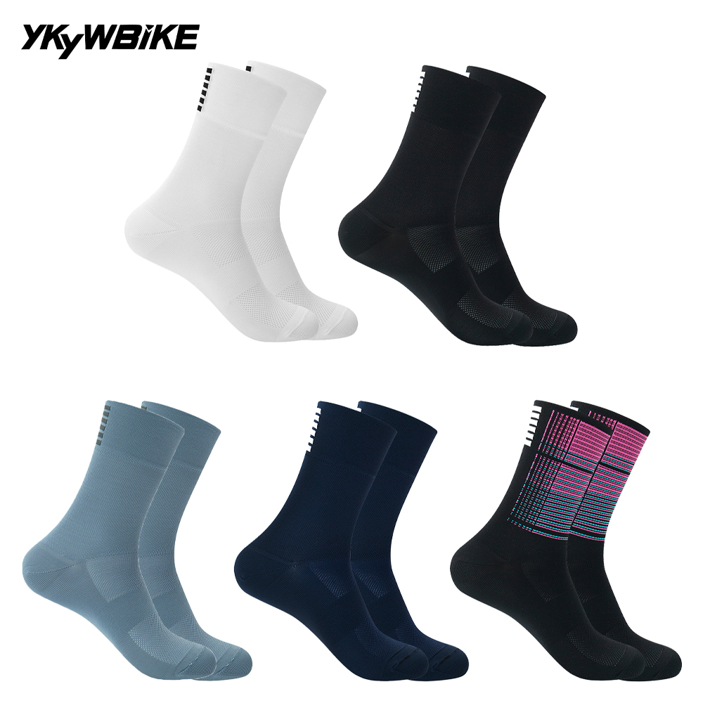Sock Garter Men - YKYWBIKE Sport-Rennradsocken, professionelle Marken-Sportsocken, atmungsaktive Rennradsocken