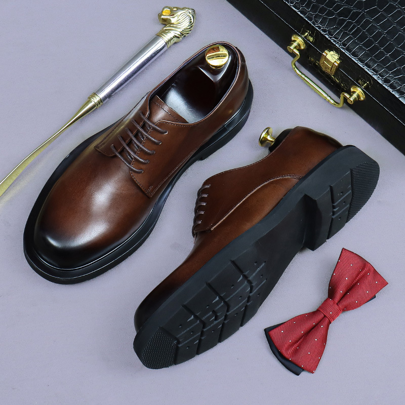 Formal Men Daily Wear Footwear - Herren Hochwertige Echtleder Oxford Derby Schuhe