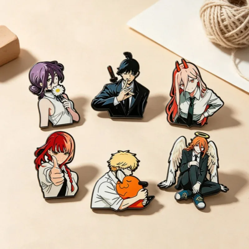 Tuxedo Lapel Pin - Chainsaw Man Reze Arc Emaille-Pin-Set 6
