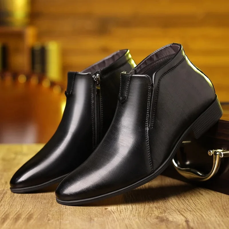 Luxus Herren Stiefel Mode High – Men Formal Wear With Boots Bewertung und Preis