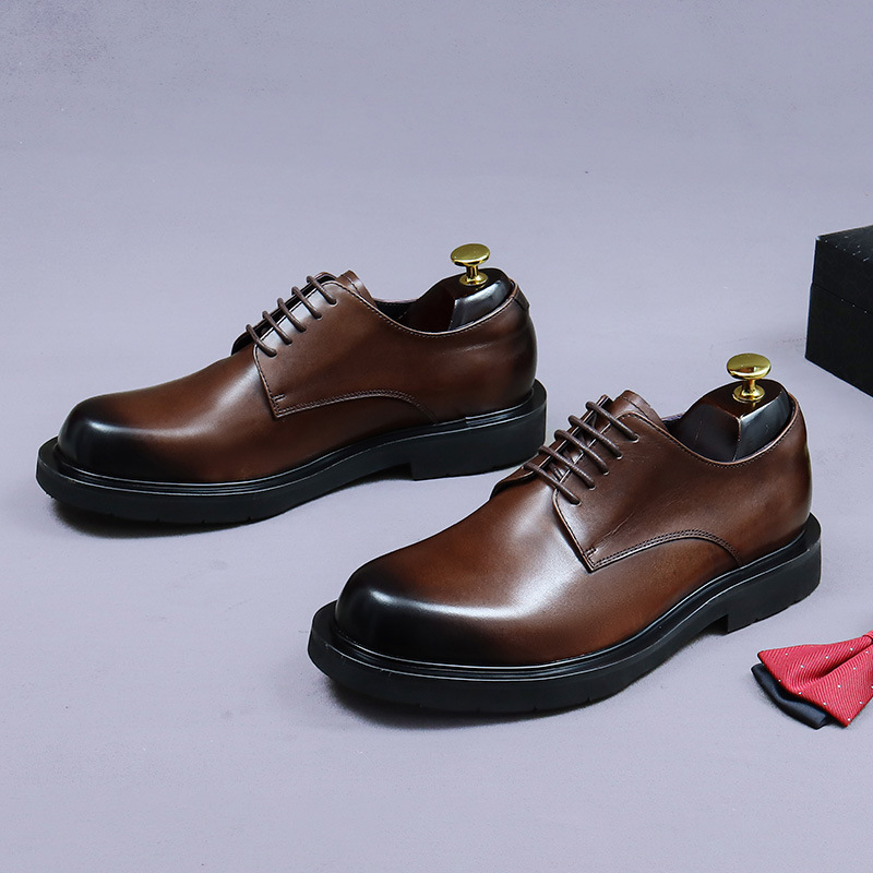 Herren Hochwertige Echtleder O – Formal Men Daily Wear Footwear Bewertung und Preis
