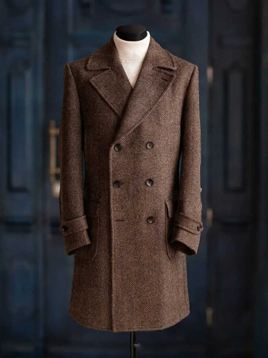Moderner Herren-Fischgrät-Mant – Men Formal Wear Modern Bewertung und Preis