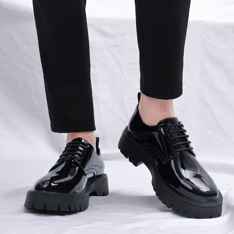 Herren-Oxfordschuhe aus schwar – Men Formal Wear All Black Bewertung und Preis