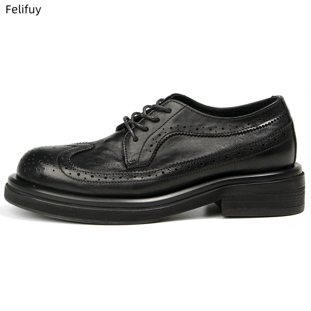 Schwarze Derby-Schuhe, Vintage – Men Formal Wear All Black Bewertung und Preis