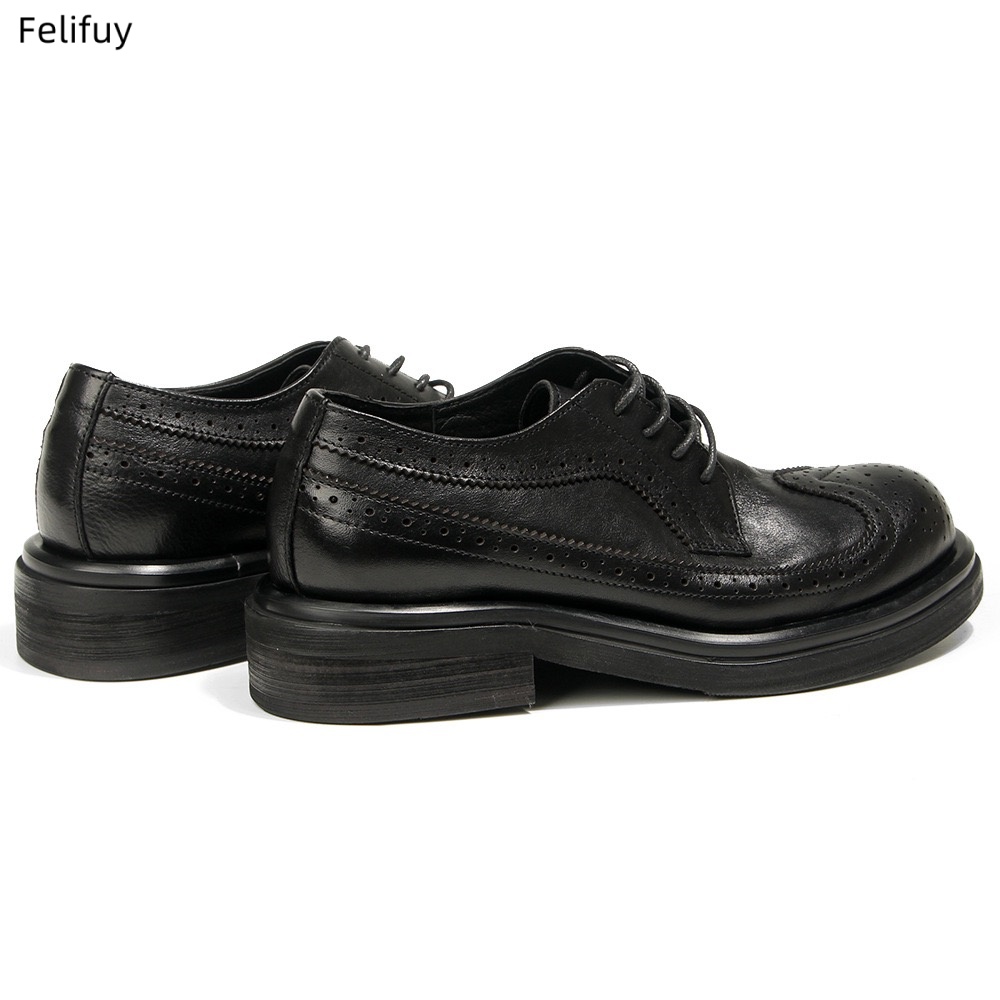 Schwarze Derby-Schuhe, Vintage – Men Formal Wear All Black Bewertung und Preis