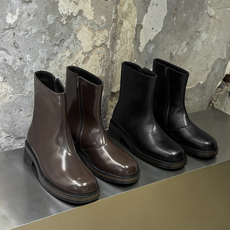 Vintage-Herrenstiefel, luxuriö – Men Formal Wear With Boots Bewertung und Preis
