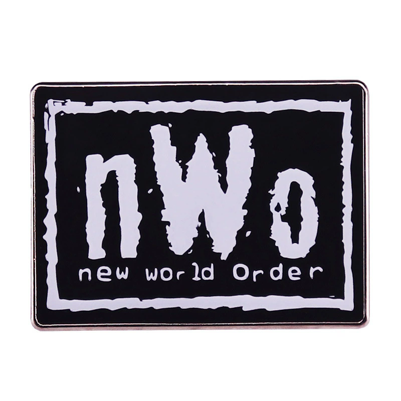 Nwo New Wor Ld Order Emaille-A – Tuxedo Lapel Pin Bewertung und Preis