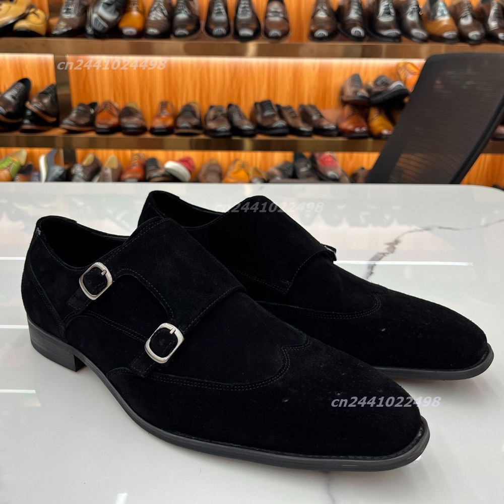 Herren-Monk-Loafer mit doppelt – Formal Men Daily Wear Footwear Bewertung und Preis