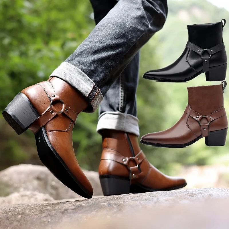 Männer Stiefel Mode Designer C – Men Formal Wear With Boots Bewertung und Preis