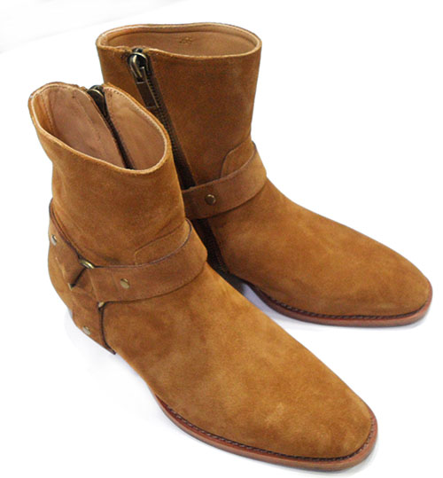 Männer echtes Leder handgemach – Men Formal Wear With Boots Bewertung und Preis